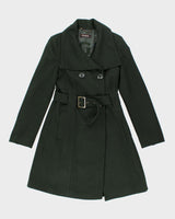 Vintage Y2k 00s Guess Wool  Blend Double Breasted Coat - S