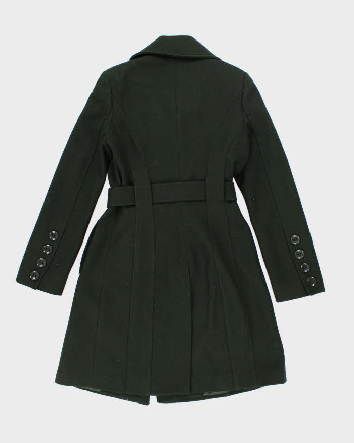 Vintage Y2k 00s Guess Wool  Blend Double Breasted Coat - S