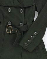 Vintage Y2k 00s Guess Wool  Blend Double Breasted Coat - S