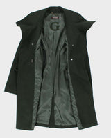 Vintage Y2k 00s Guess Wool  Blend Double Breasted Coat - S