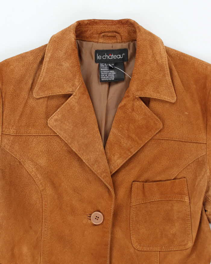 Vintage Le Chateau Suede Jacket - XS