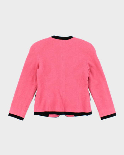 Vintage 80s Ho's Pink Bow Jacket - S