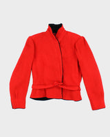 Vintage 80s Kenzo Red Wool Jacket - M