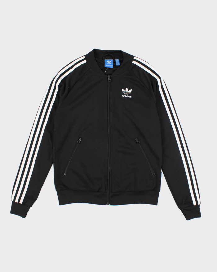 Vintage Women's Y2K Adidas Three Stripe Track Jacket - XS