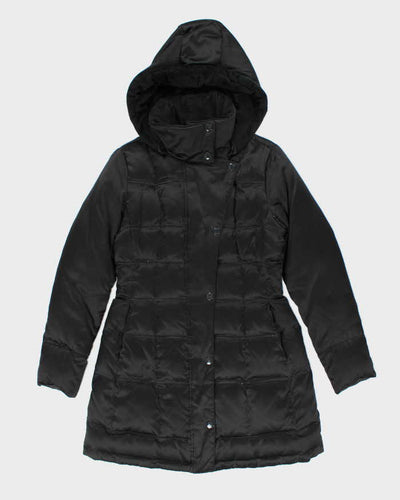 Vintage Y2k 00s DKNY Black Down Hooded Puffer Jacket - XS