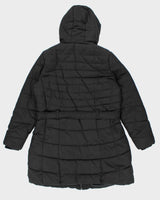 Vintage Y2k 00s Karl Lagerfeld Black Hooded Puffer Jacket - XL