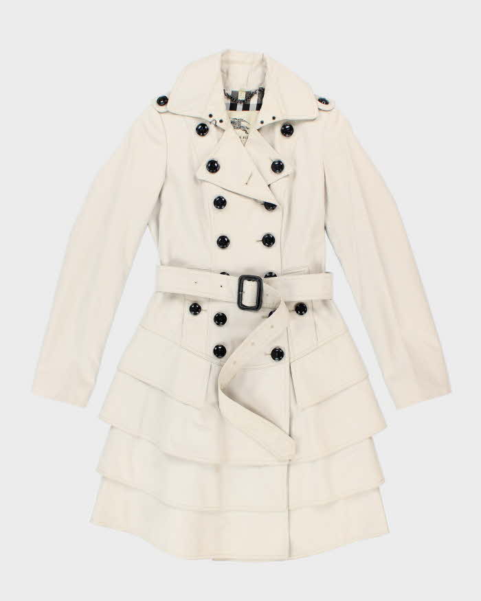 Vintage Burberry Belted Trench Coat - XS