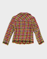 Vintage 90s Christian Lacroix Wool &amp; Mohair Blend Blazer - S