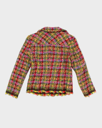Vintage 90s Christian Lacroix Wool & Mohair Blend Blazer - S