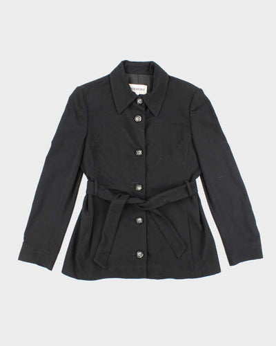 Vintage 90's Women's Iceberg Button Up Wool Blend Belted Jacket - M