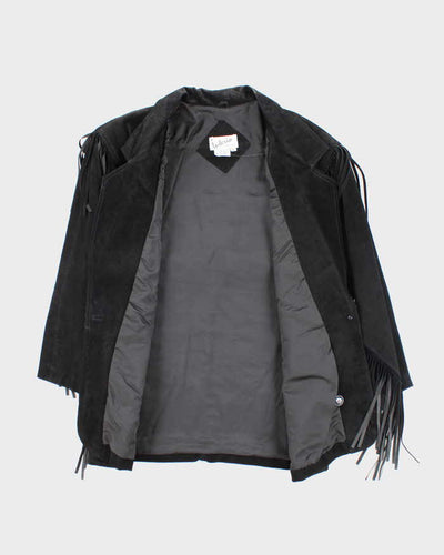 Vintage 90's Women's Iceberg Button Up Wool Blend Belted Jacket - M