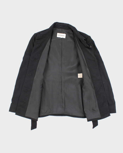 Vintage 90's Women's Iceberg Button Up Wool Blend Belted Jacket - M