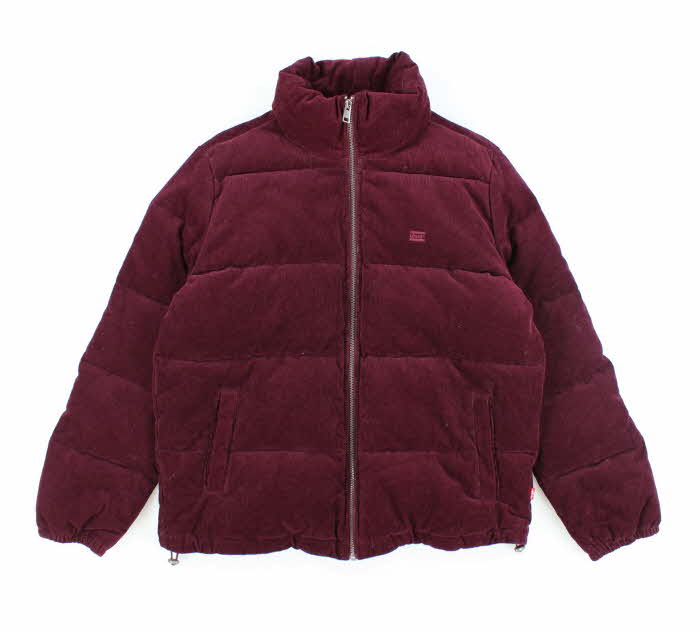 Vintage 00s Levi's Puffer Corduroy Jacket - M