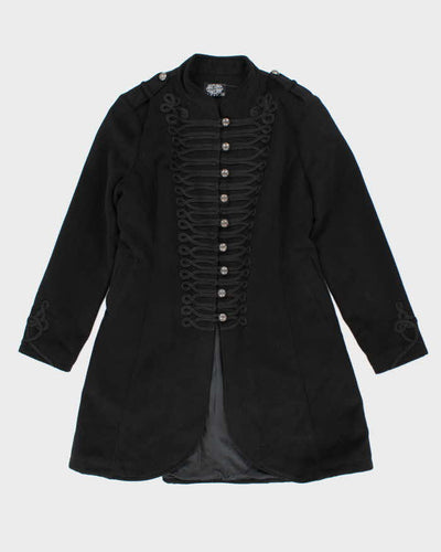 Vintage Hearts & Roses Military Style Jacket - XL