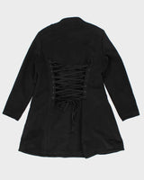 Vintage Hearts &amp; Roses Military Style Jacket - XL