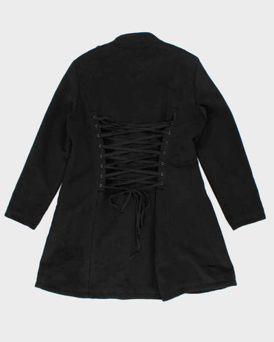 Vintage Hearts & Roses Military Style Jacket - XL