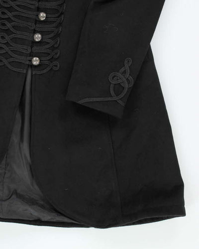 Vintage Hearts & Roses Military Style Jacket - XL