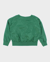 Vintage Women's Champion Cropped V-Neck Coach Jacket - M