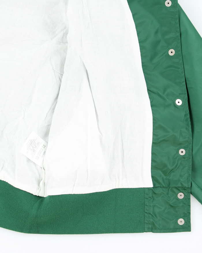 Vintage Women's Champion Cropped V-Neck Coach Jacket - M