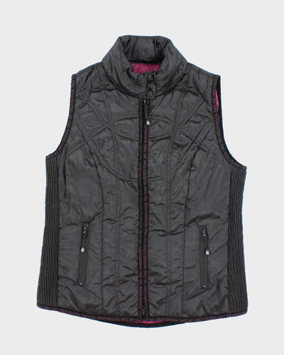 Vintage Women's Y2K Harley Davidson Insulated Puffer Gilet - S