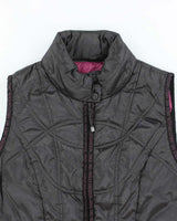 Vintage Women's Y2K Harley Davidson Insulated Puffer Gilet - S