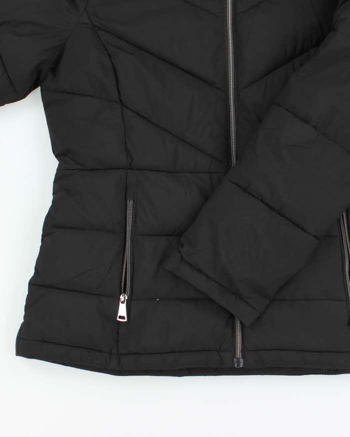 Vintage 2000's Women's DKNY Fur Hood Puffer Jacket - L