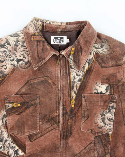 Vintage Y2k 00s Bocetto Zip-Up Jacket - L