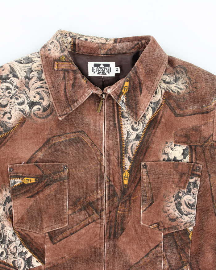 Vintage Y2k 00s Bocetto Zip-Up Jacket - L