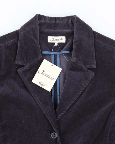 Deadstock Vintage 00s Jessica Velvet Blazer - M