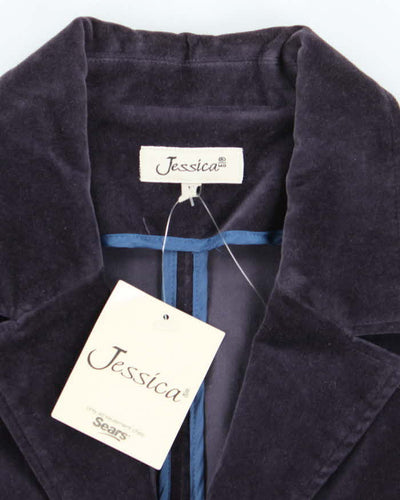 Deadstock Vintage 00s Jessica Velvet Blazer - M