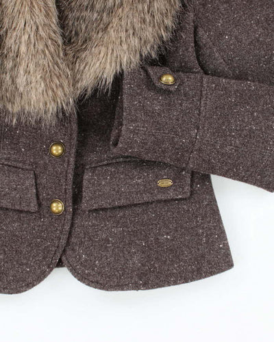 Vintage Y2k 00s Guess Wool Blend Jacket - S
