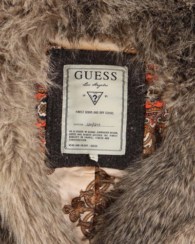 Vintage Y2k 00s Guess Wool Blend Jacket - S