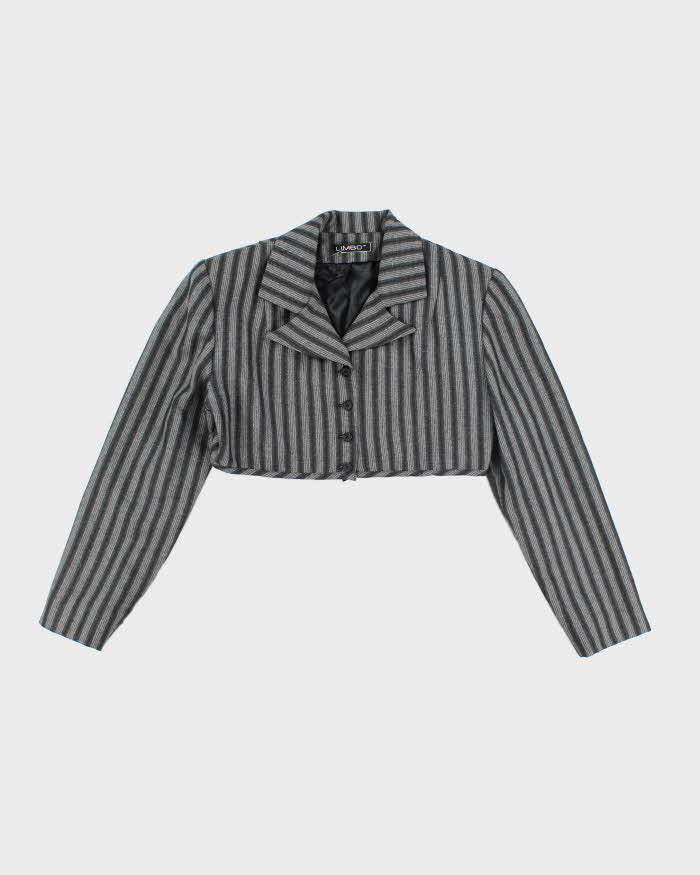Vintage 90s Limbo Cropped Blazer Jacket - S
