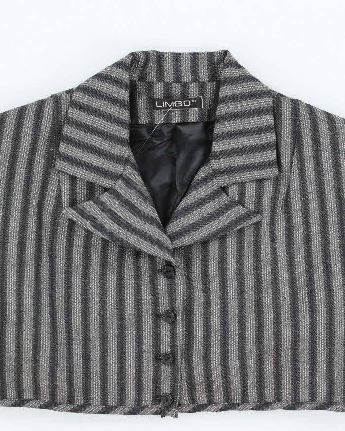 Vintage 90s Limbo Cropped Blazer Jacket - S
