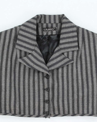 Vintage 90s Limbo Cropped Blazer Jacket - S