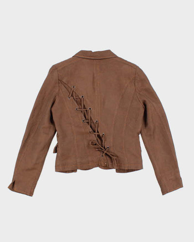 Vintage 90s 00s Crisca Lace-Up Jacket -  M