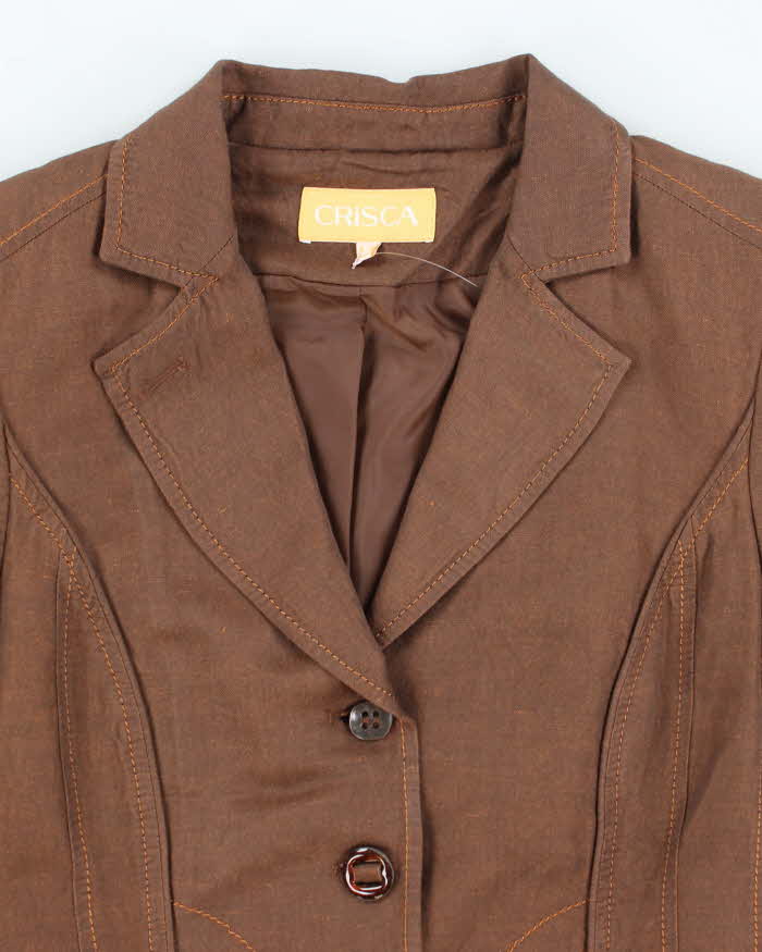 Vintage 90s 00s Crisca Lace-Up Jacket -  M