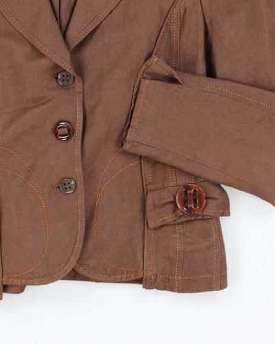 Vintage 90s 00s Crisca Lace-Up Jacket -  M