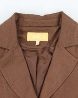 Vintage 90s 00s Crisca Lace-Up Jacket -  M