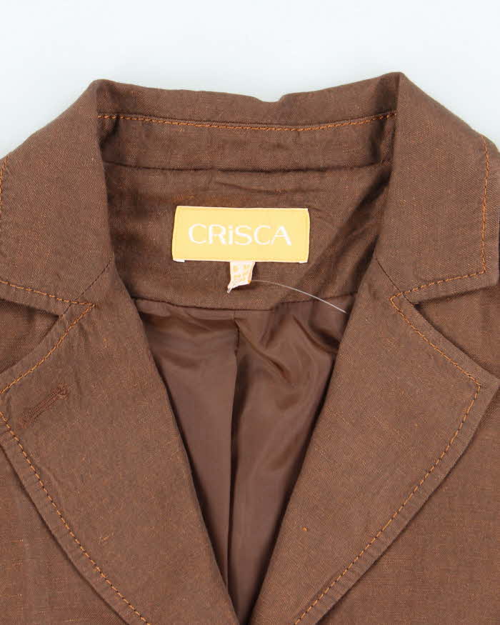 Vintage 90s 00s Crisca Lace-Up Jacket -  M