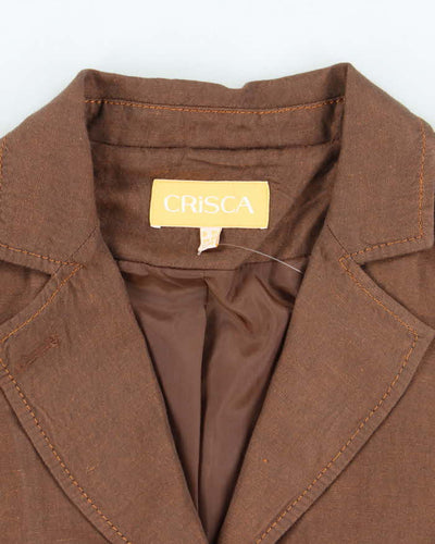 Vintage 90s 00s Crisca Lace-Up Jacket -  M