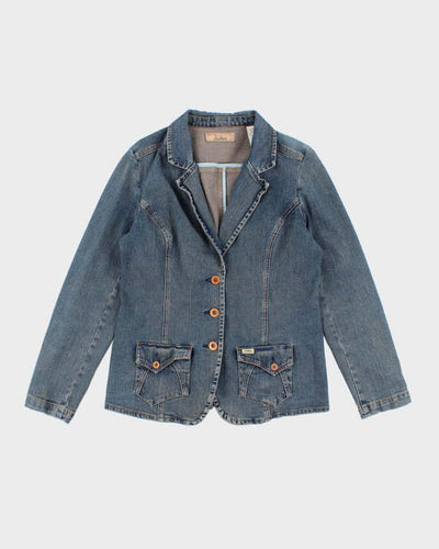 Vintage Y2k 00s Levi's Denim Blazer Jacket -  L