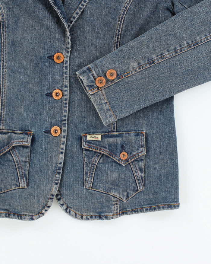 Vintage Y2k 00s Levi's Denim Blazer Jacket -  L
