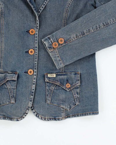 Vintage Y2k 00s Levi's Denim Blazer Jacket -  L