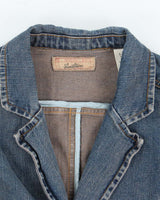 Vintage Y2k 00s Levi's Denim Blazer Jacket -  L