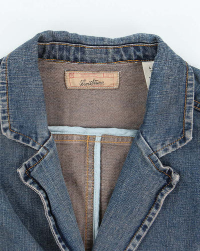 Vintage Y2k 00s Levi's Denim Blazer Jacket -  L