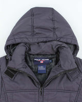 Vintage 2000's Women's Polo Sport Hooded Puffer Jacket - M