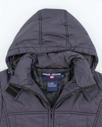 Vintage 2000's Women's Polo Sport Hooded Puffer Jacket - M