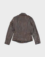 Vintage Rezrekshn Brown Leather Jacket - M