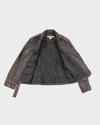 Vintage Rezrekshn Brown Leather Jacket - M